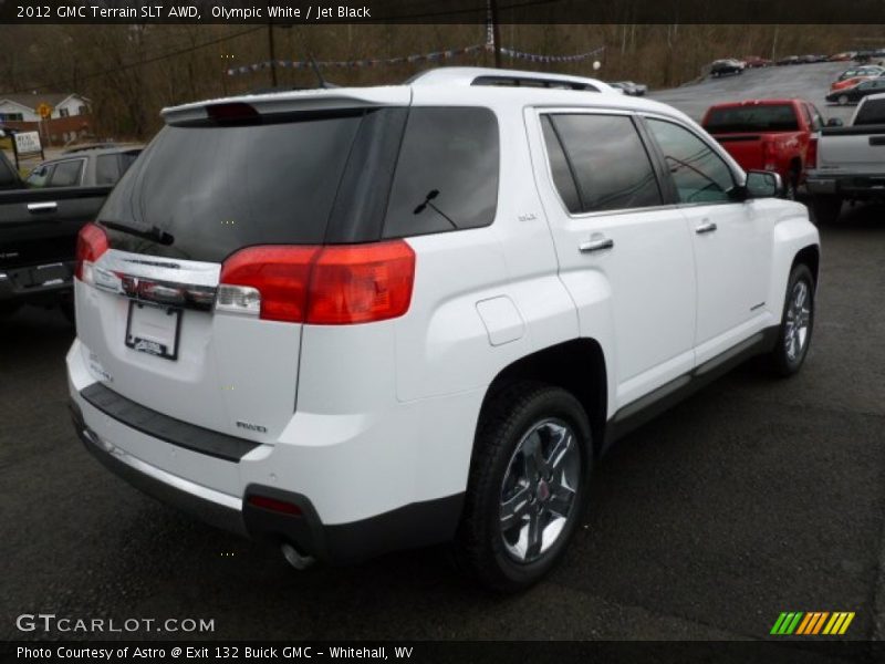 Olympic White / Jet Black 2012 GMC Terrain SLT AWD