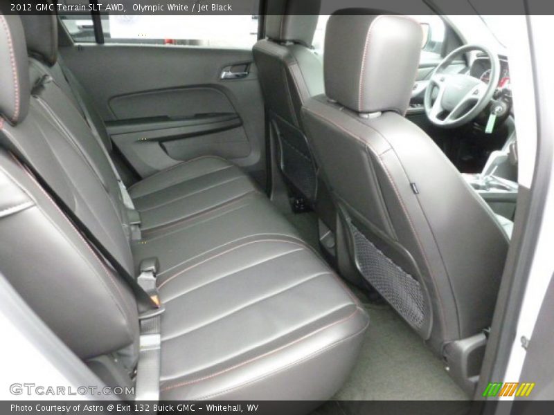 Olympic White / Jet Black 2012 GMC Terrain SLT AWD