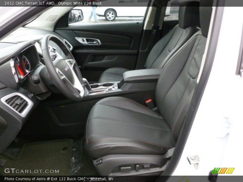 Olympic White / Jet Black 2012 GMC Terrain SLT AWD