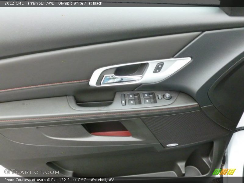 Olympic White / Jet Black 2012 GMC Terrain SLT AWD