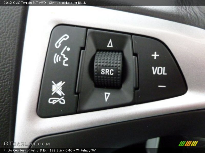 Olympic White / Jet Black 2012 GMC Terrain SLT AWD