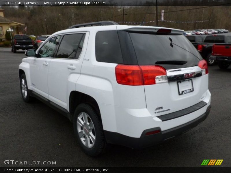 Olympic White / Light Titanium 2012 GMC Terrain SLE AWD