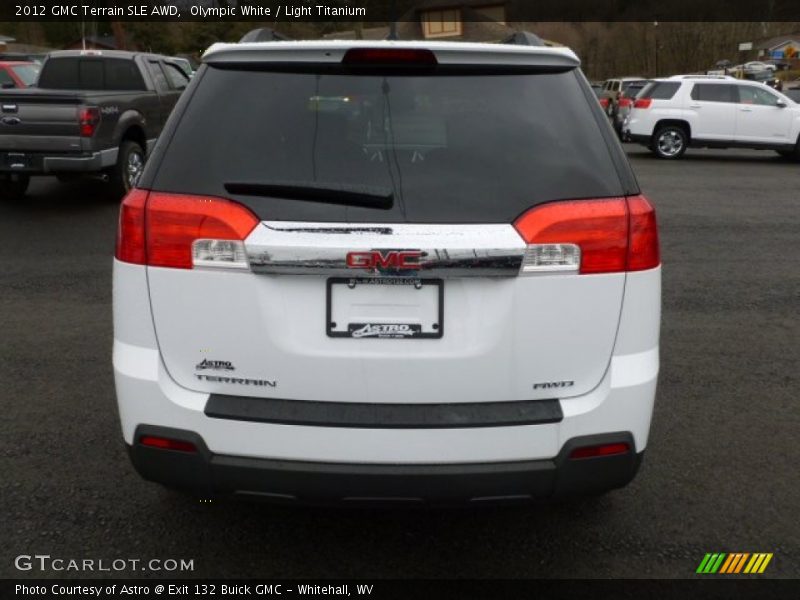 Olympic White / Light Titanium 2012 GMC Terrain SLE AWD