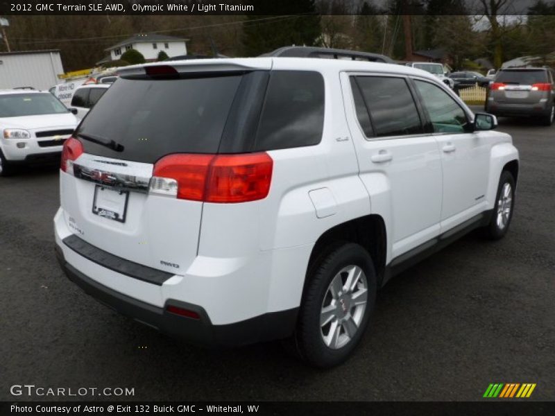 Olympic White / Light Titanium 2012 GMC Terrain SLE AWD