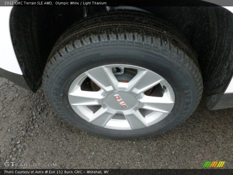 Olympic White / Light Titanium 2012 GMC Terrain SLE AWD
