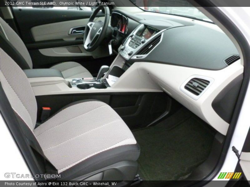 Olympic White / Light Titanium 2012 GMC Terrain SLE AWD
