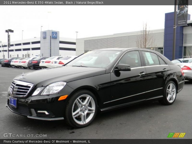 Front 3/4 View of 2011 E 350 4Matic Sedan