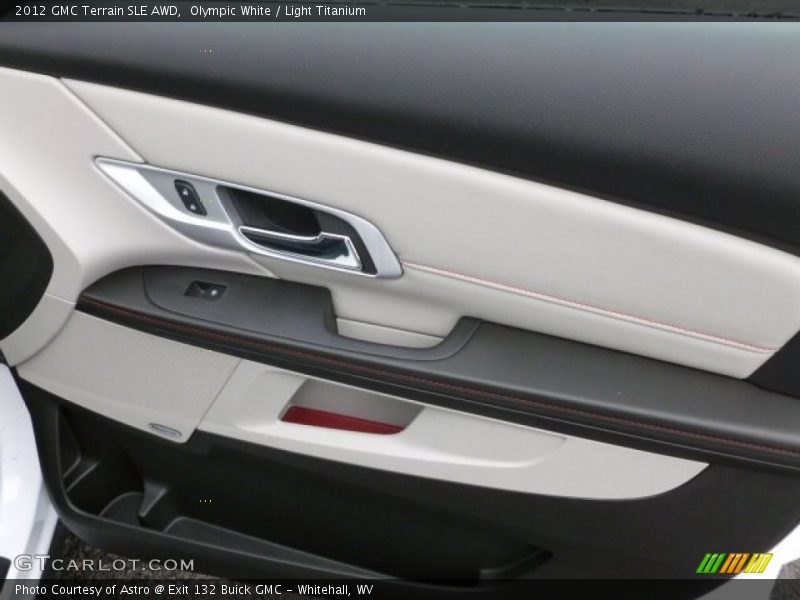 Olympic White / Light Titanium 2012 GMC Terrain SLE AWD