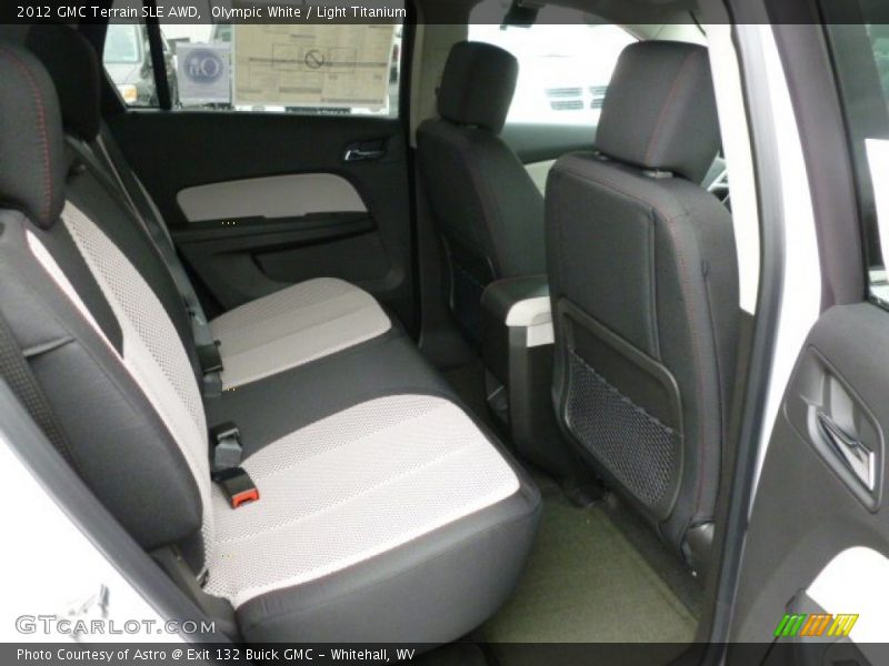Olympic White / Light Titanium 2012 GMC Terrain SLE AWD