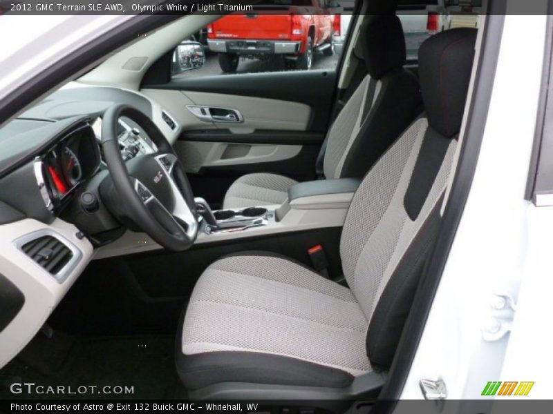 Olympic White / Light Titanium 2012 GMC Terrain SLE AWD