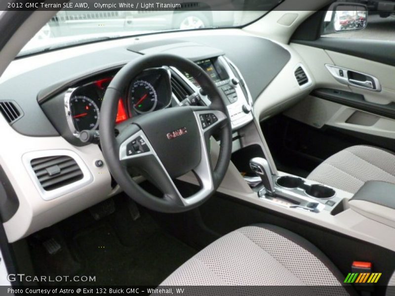 Olympic White / Light Titanium 2012 GMC Terrain SLE AWD