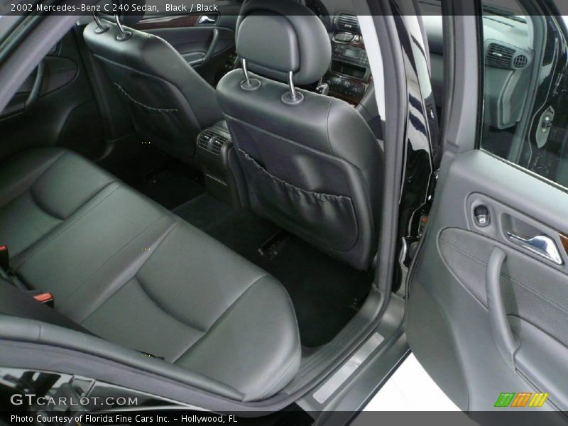Black / Black 2002 Mercedes-Benz C 240 Sedan