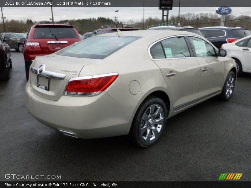 Gold Mist Metallic / Cashmere 2012 Buick LaCrosse AWD