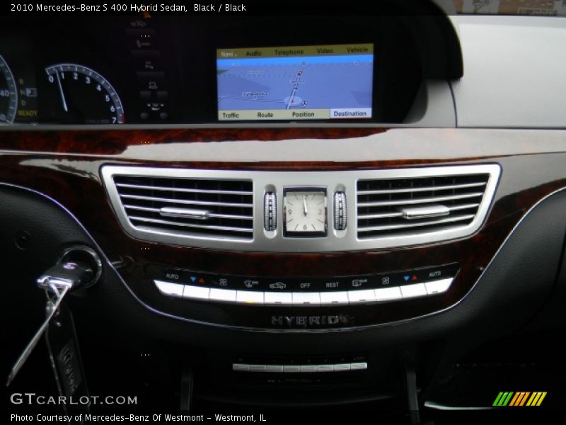 Black / Black 2010 Mercedes-Benz S 400 Hybrid Sedan