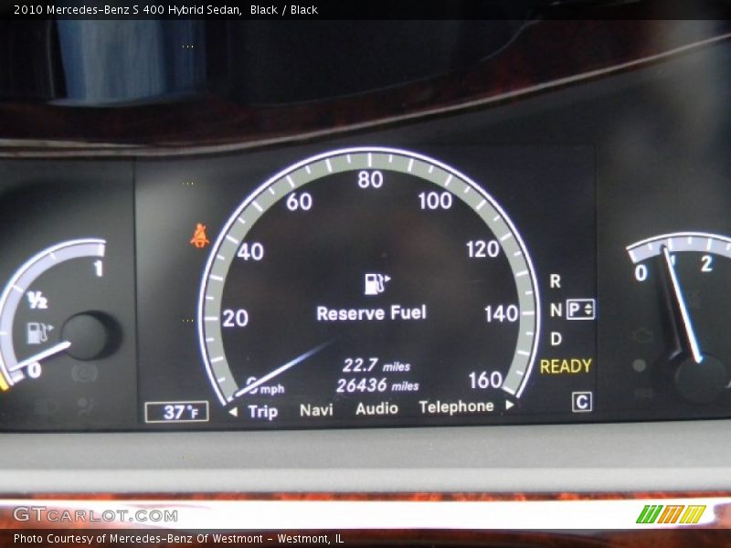 Black / Black 2010 Mercedes-Benz S 400 Hybrid Sedan