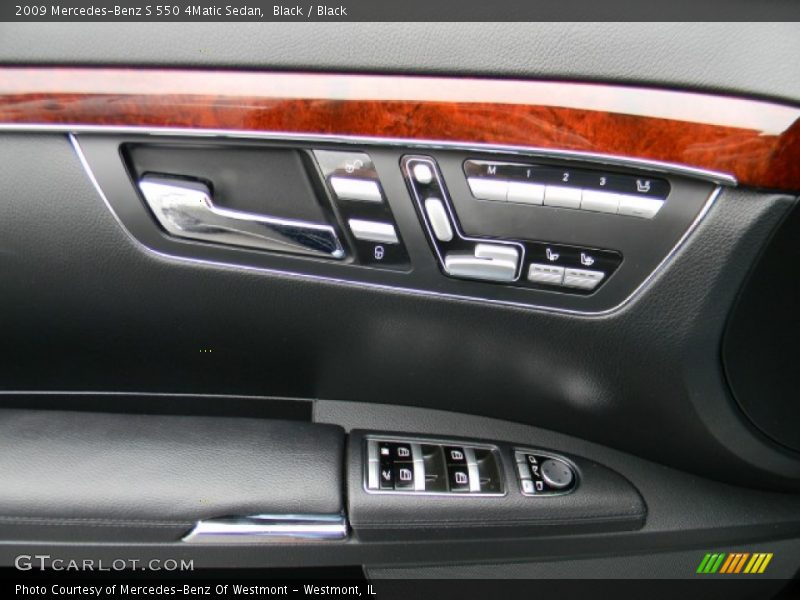 Black / Black 2009 Mercedes-Benz S 550 4Matic Sedan