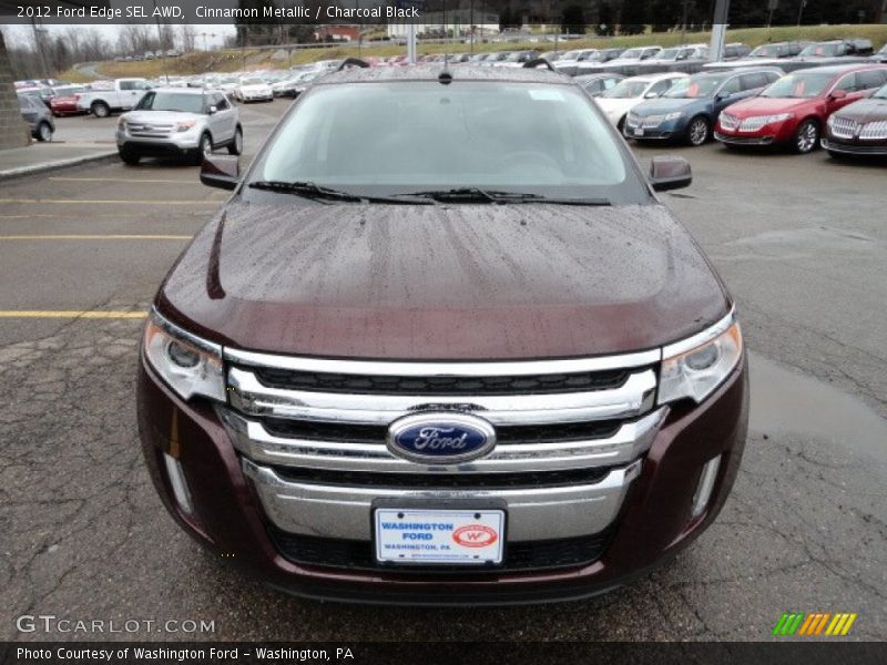 Cinnamon Metallic / Charcoal Black 2012 Ford Edge SEL AWD