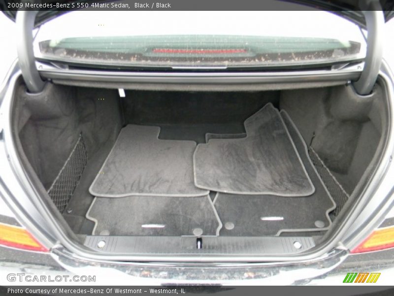 Black / Black 2009 Mercedes-Benz S 550 4Matic Sedan