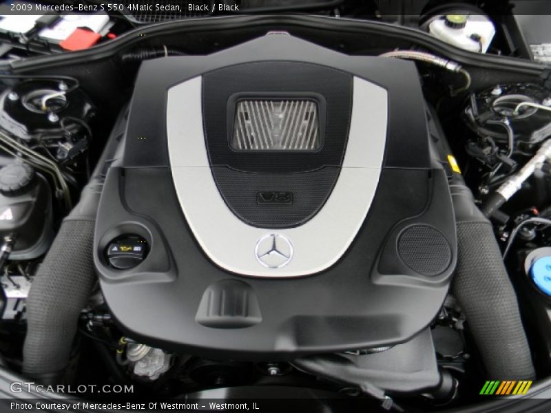 Black / Black 2009 Mercedes-Benz S 550 4Matic Sedan