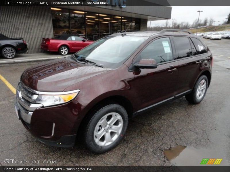 Cinnamon Metallic / Charcoal Black 2012 Ford Edge SEL AWD