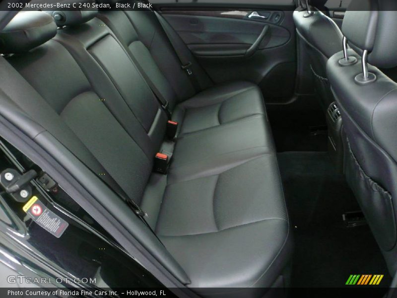 Black / Black 2002 Mercedes-Benz C 240 Sedan