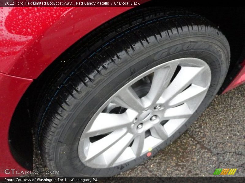 Red Candy Metallic / Charcoal Black 2012 Ford Flex Limited EcoBoost AWD