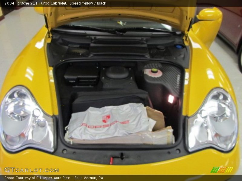 Speed Yellow / Black 2004 Porsche 911 Turbo Cabriolet