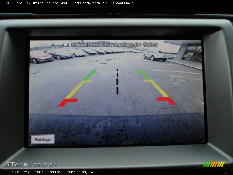 Red Candy Metallic / Charcoal Black 2012 Ford Flex Limited EcoBoost AWD