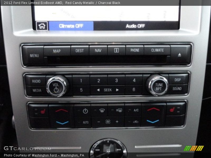 Red Candy Metallic / Charcoal Black 2012 Ford Flex Limited EcoBoost AWD