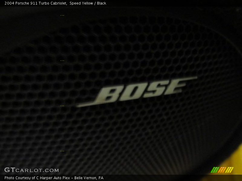 Speed Yellow / Black 2004 Porsche 911 Turbo Cabriolet