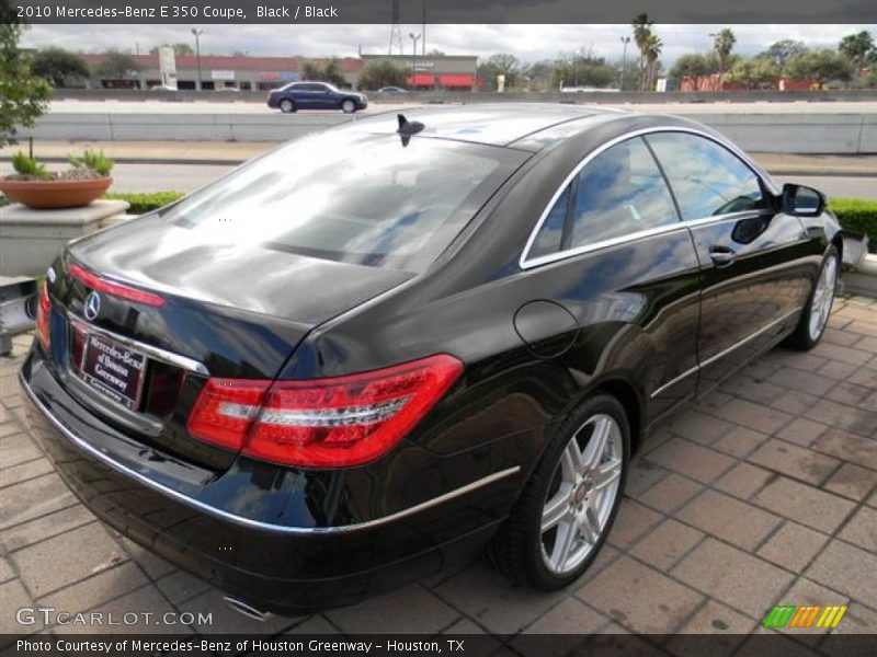 Black / Black 2010 Mercedes-Benz E 350 Coupe
