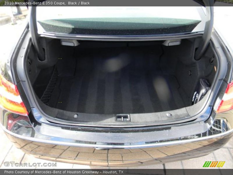 Black / Black 2010 Mercedes-Benz E 350 Coupe