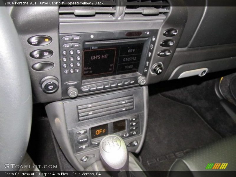 Speed Yellow / Black 2004 Porsche 911 Turbo Cabriolet