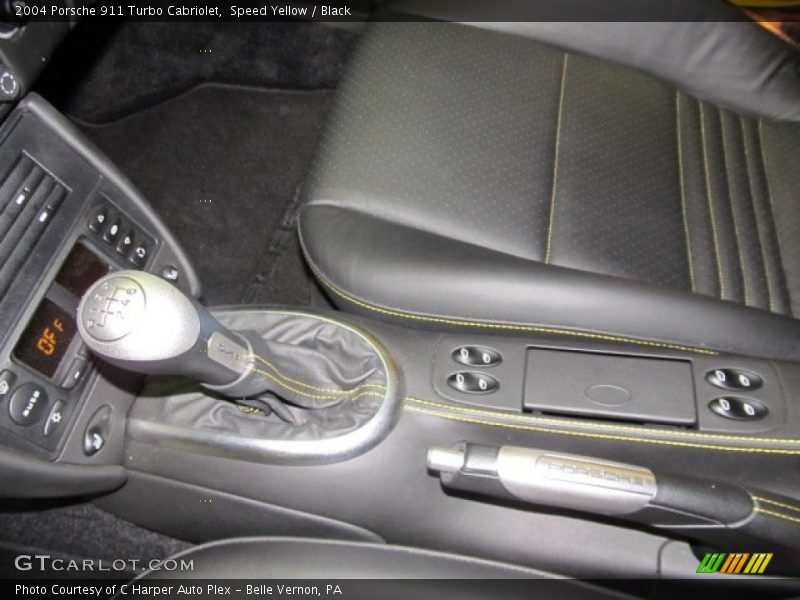 Speed Yellow / Black 2004 Porsche 911 Turbo Cabriolet