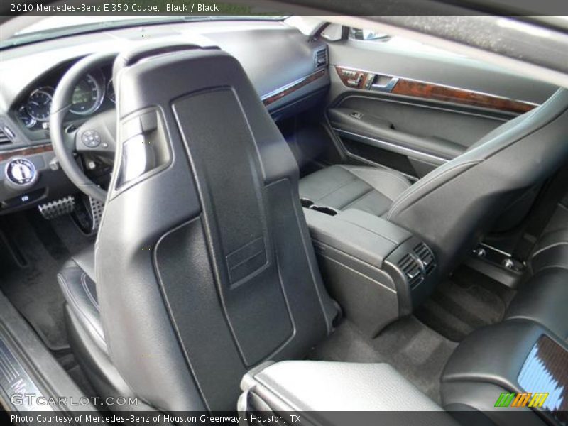 Black / Black 2010 Mercedes-Benz E 350 Coupe