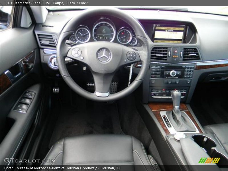 Black / Black 2010 Mercedes-Benz E 350 Coupe