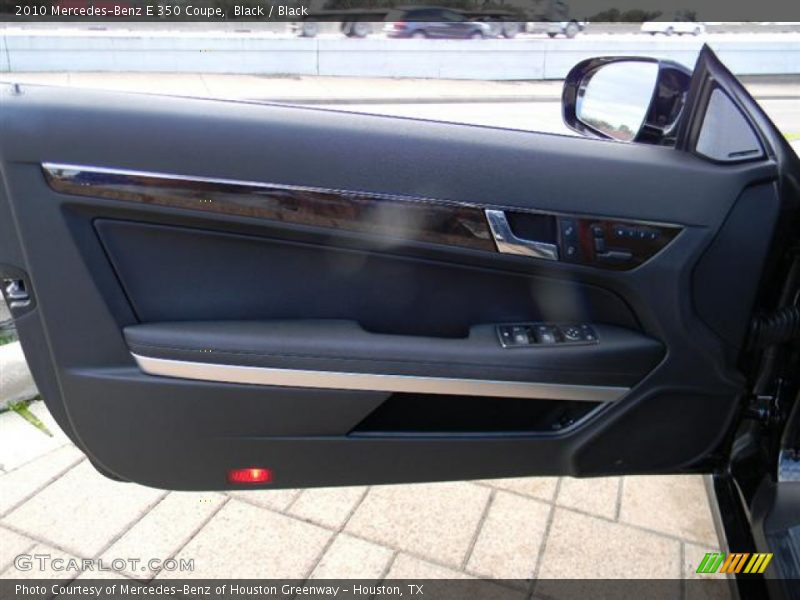 Black / Black 2010 Mercedes-Benz E 350 Coupe