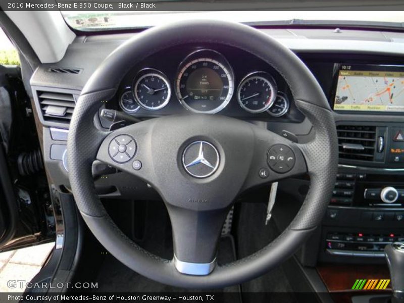 Black / Black 2010 Mercedes-Benz E 350 Coupe