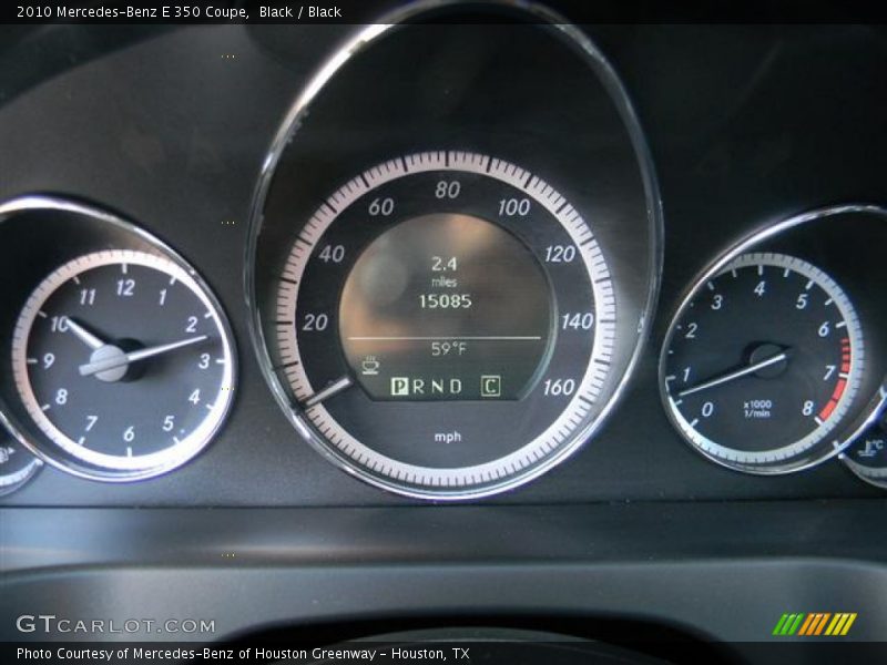 Black / Black 2010 Mercedes-Benz E 350 Coupe