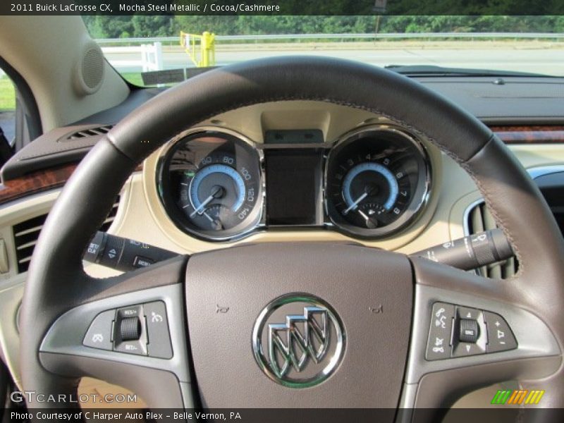 Mocha Steel Metallic / Cocoa/Cashmere 2011 Buick LaCrosse CX