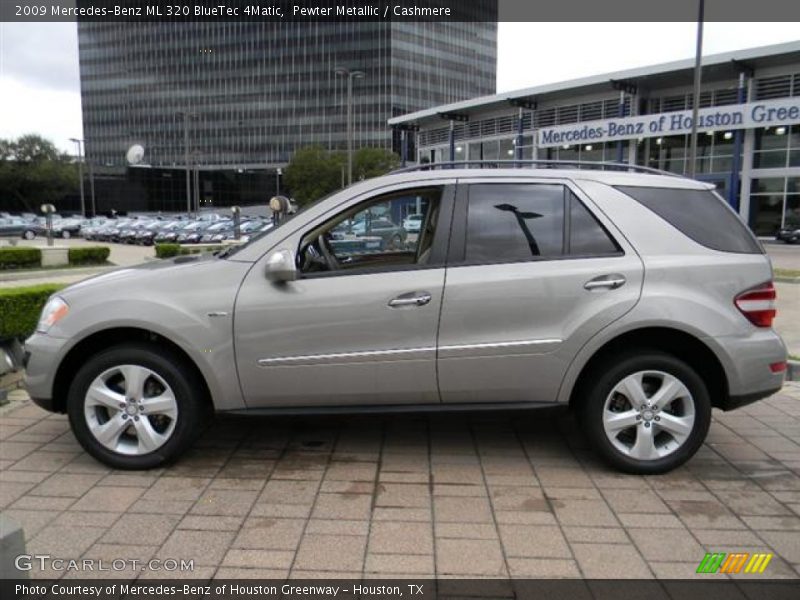 Pewter Metallic / Cashmere 2009 Mercedes-Benz ML 320 BlueTec 4Matic