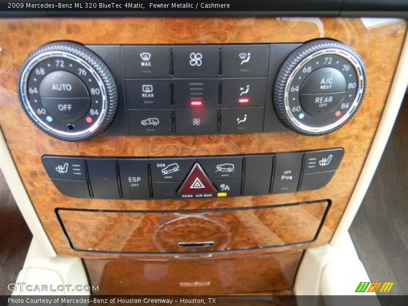Controls of 2009 ML 320 BlueTec 4Matic