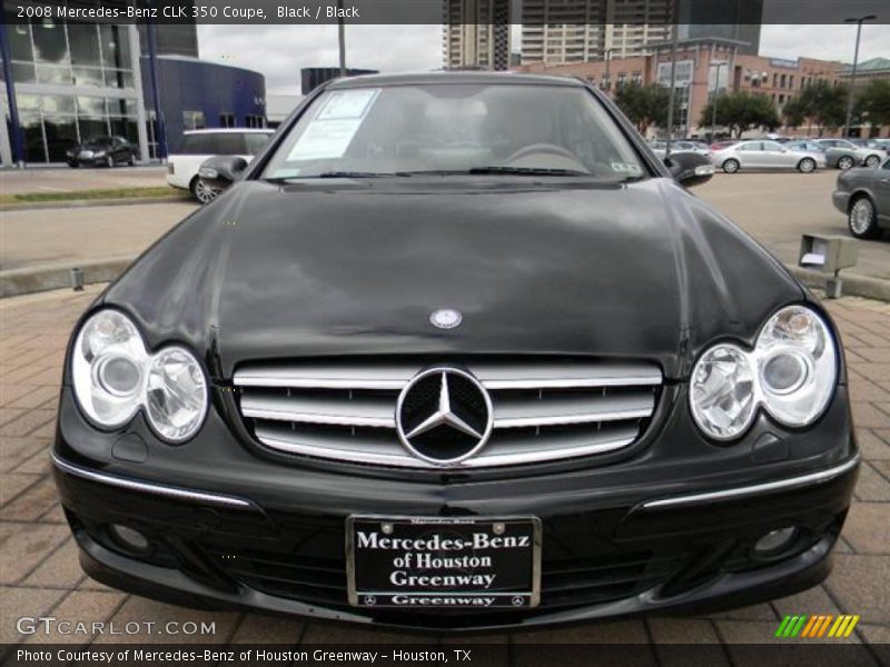 Black / Black 2008 Mercedes-Benz CLK 350 Coupe
