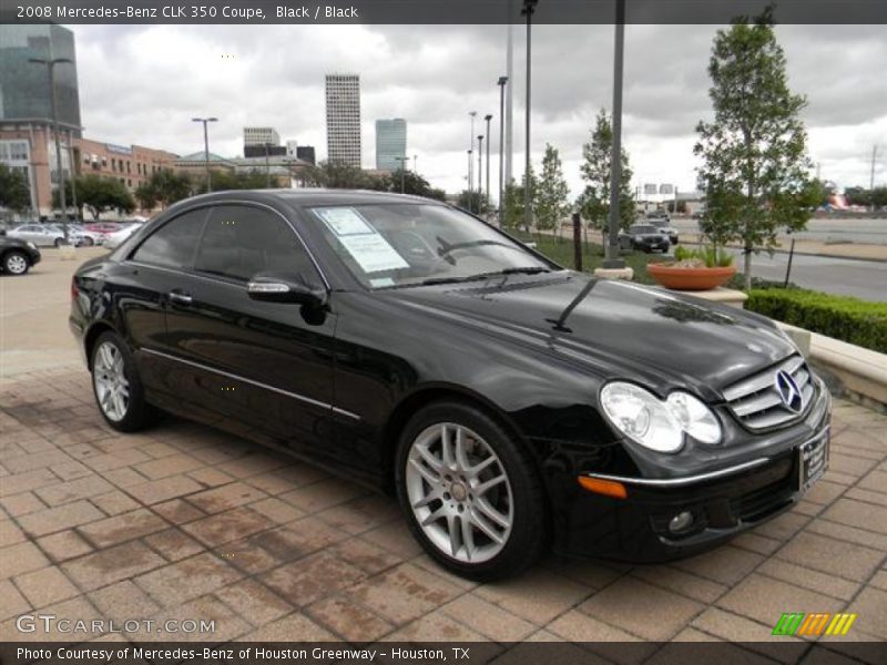 Black / Black 2008 Mercedes-Benz CLK 350 Coupe