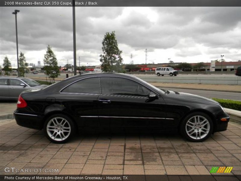 Black / Black 2008 Mercedes-Benz CLK 350 Coupe