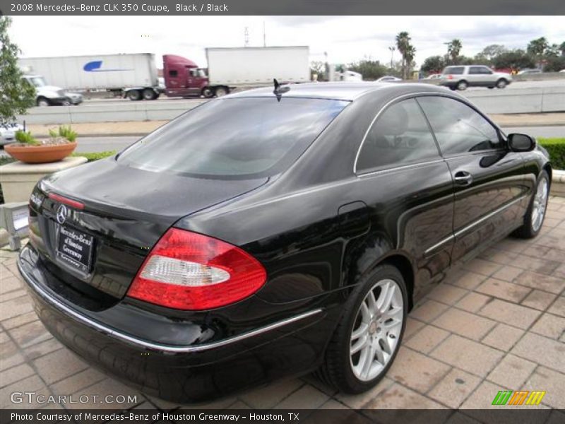 Black / Black 2008 Mercedes-Benz CLK 350 Coupe