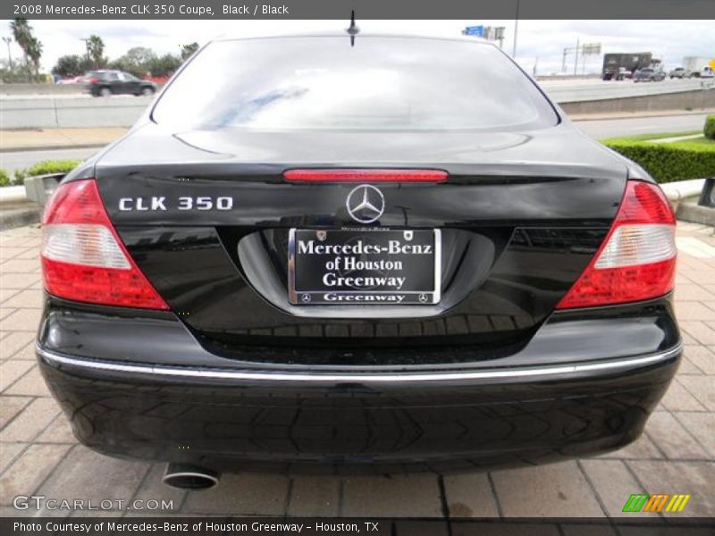 Black / Black 2008 Mercedes-Benz CLK 350 Coupe