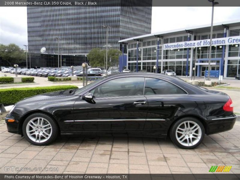 Black / Black 2008 Mercedes-Benz CLK 350 Coupe