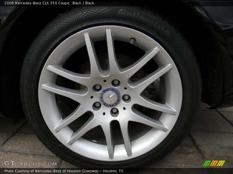 Black / Black 2008 Mercedes-Benz CLK 350 Coupe