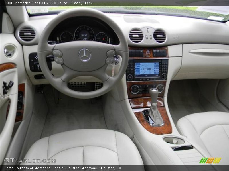 Black / Black 2008 Mercedes-Benz CLK 350 Coupe